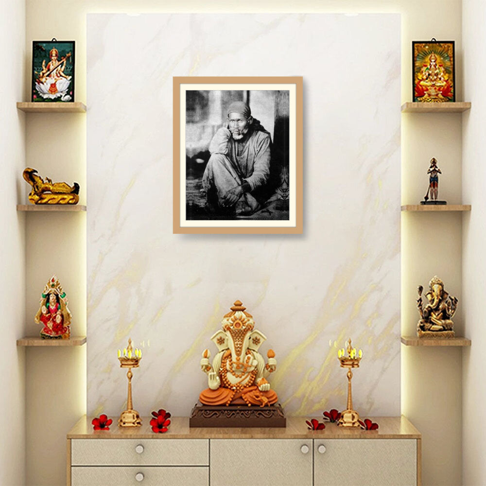 Shirdi Sai Baba Original - WALL MOUNT FRAME