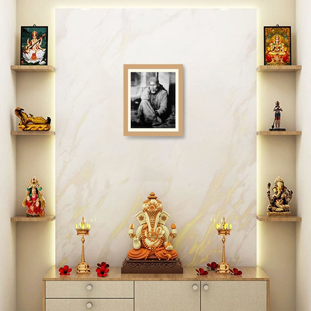 Shirdi Sai Baba Original - WALL MOUNT FRAME