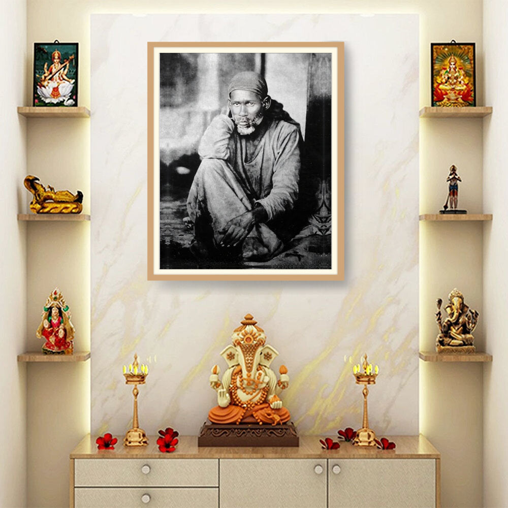 Shirdi Sai Baba Original - WALL MOUNT FRAME