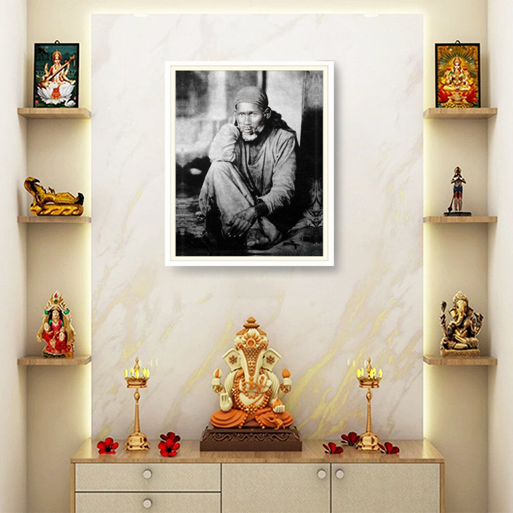 Shirdi Sai Baba Original - WALL MOUNT FRAME