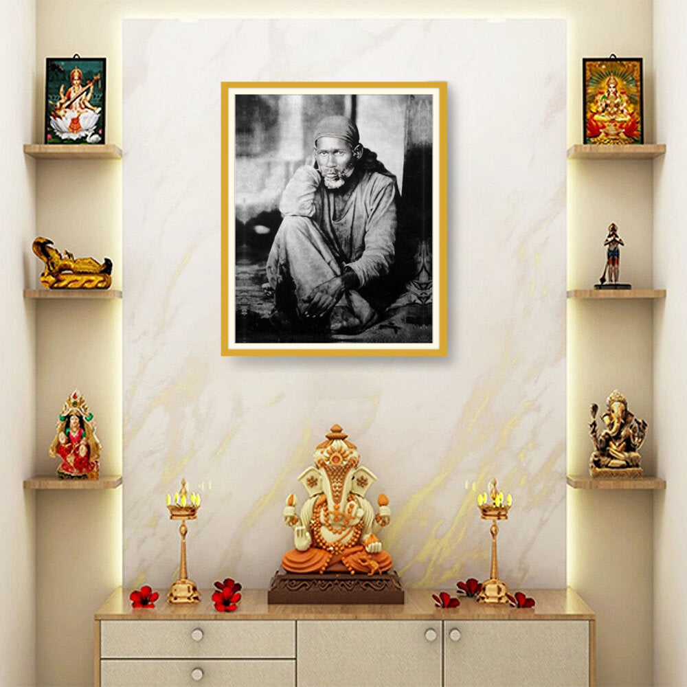 Shirdi Sai Baba Original - WALL MOUNT FRAME