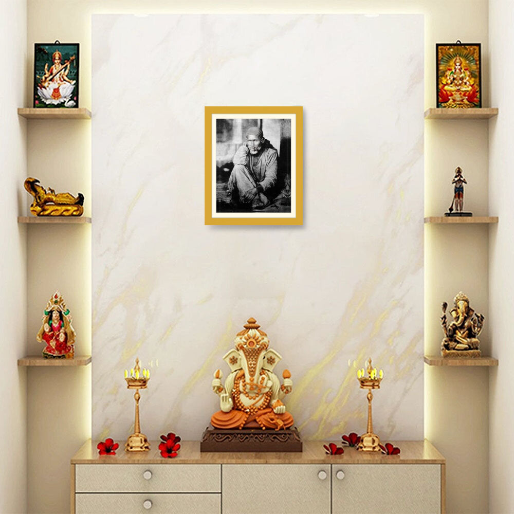 Shirdi Sai Baba Original - WALL MOUNT FRAME