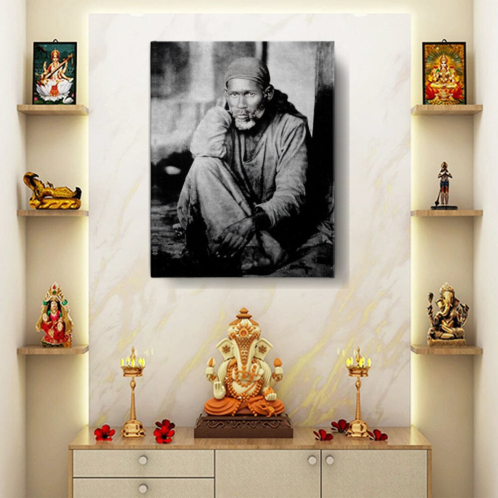 Shirdi Sai Baba Original - Wall Canvas