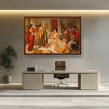 Rukmangada And Mohini - Framed Canvas