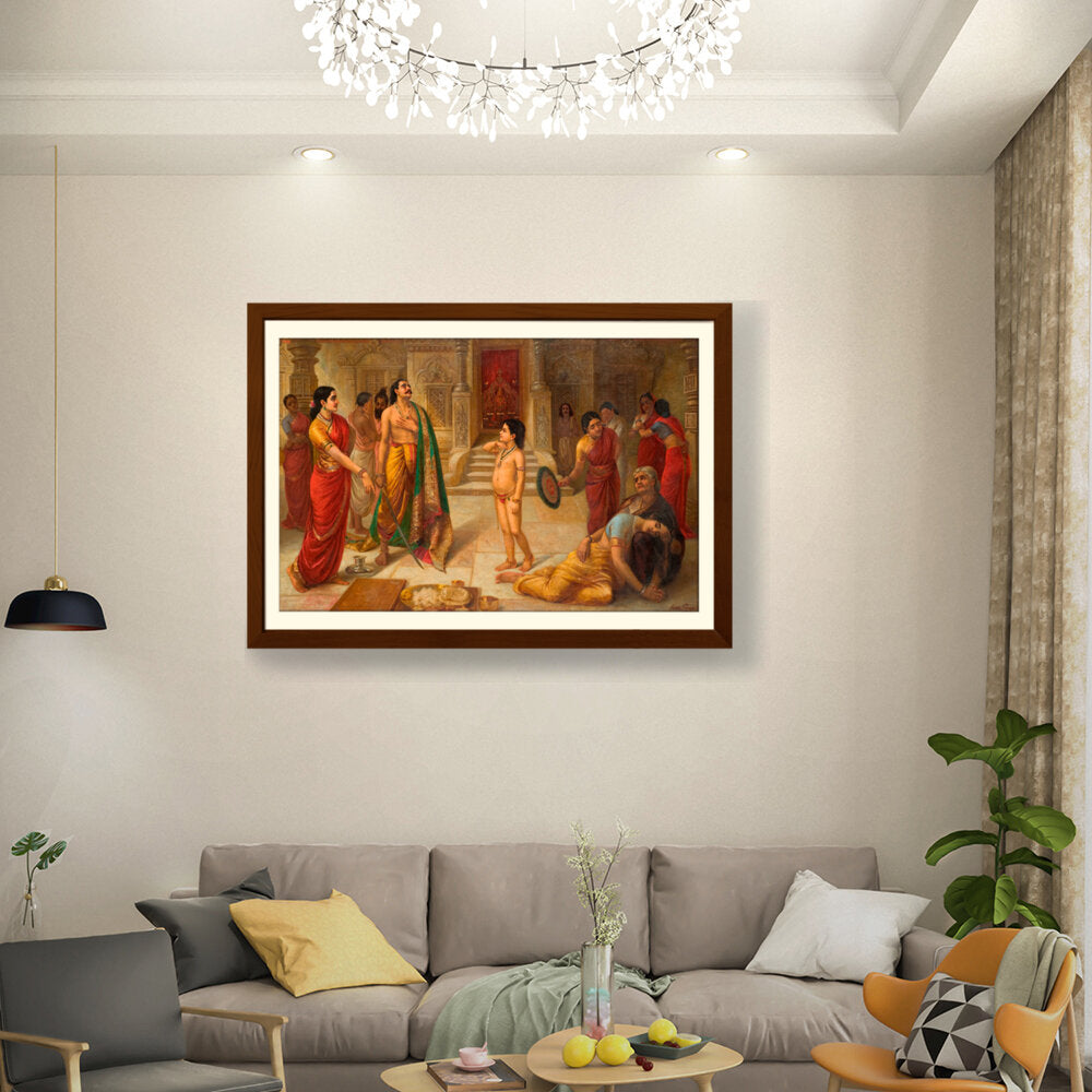 Rukmangada And Mohini - WALL MOUNT FRAME