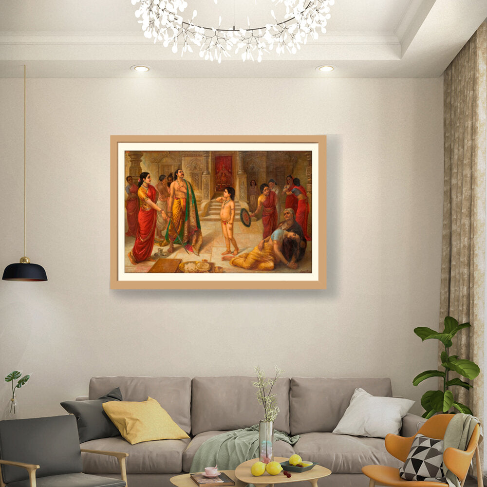 Rukmangada And Mohini - WALL MOUNT FRAME