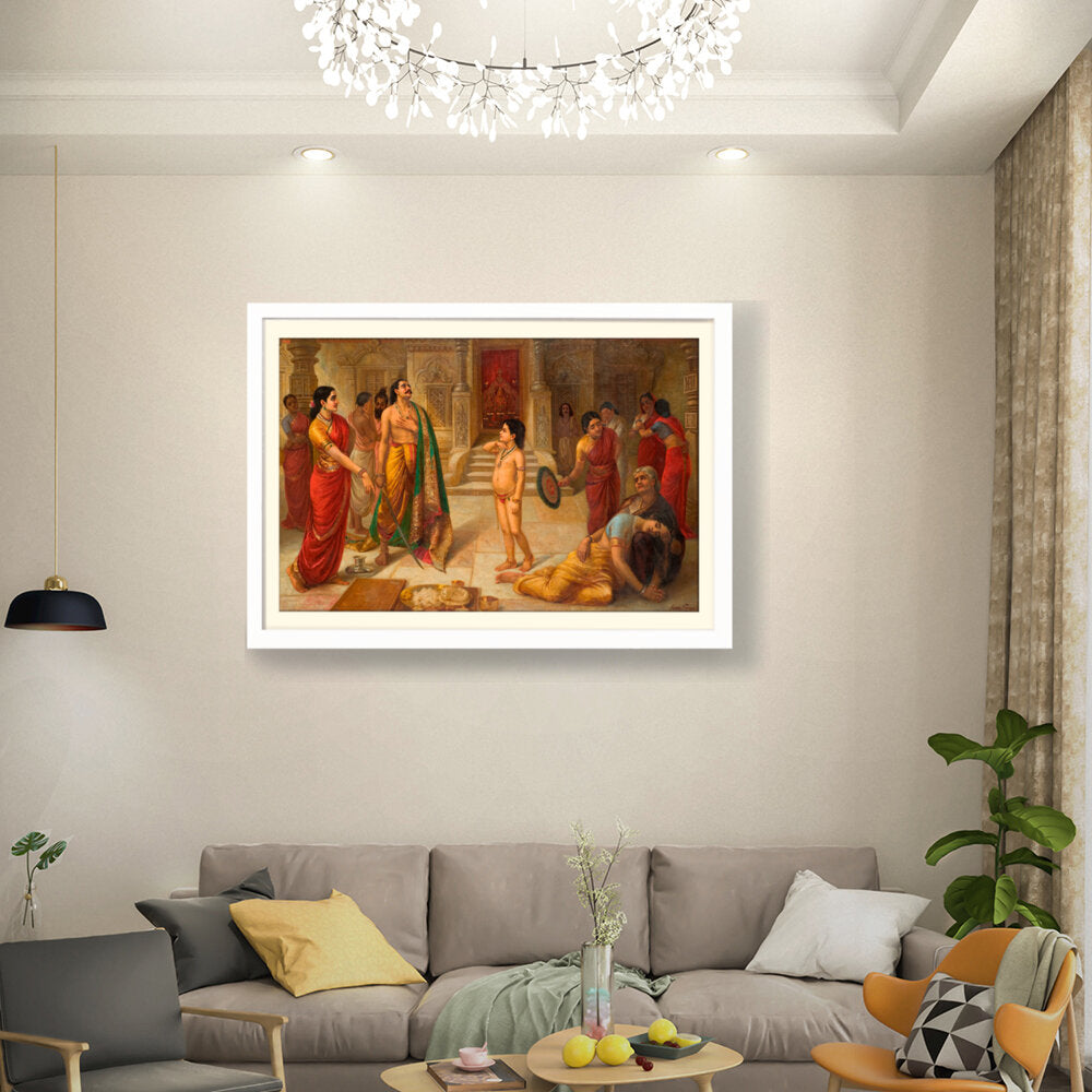 Rukmangada And Mohini - WALL MOUNT FRAME