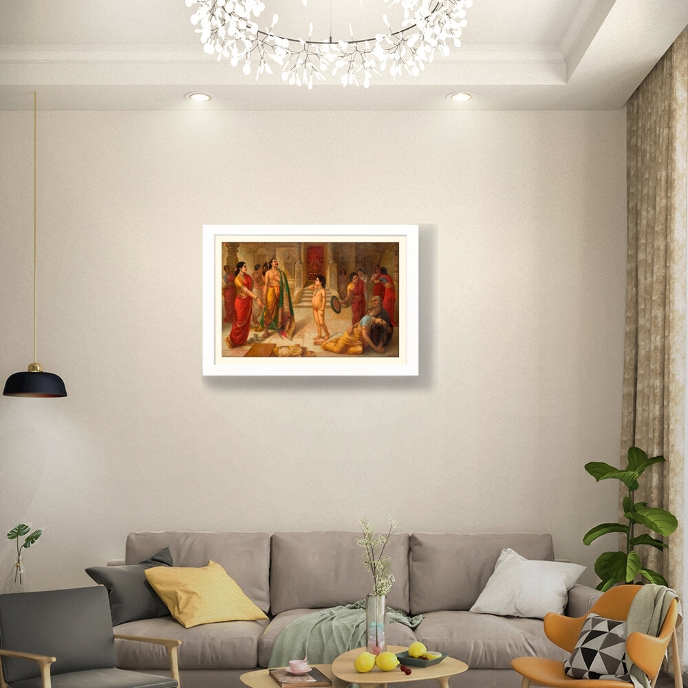 Rukmangada And Mohini - WALL MOUNT FRAME