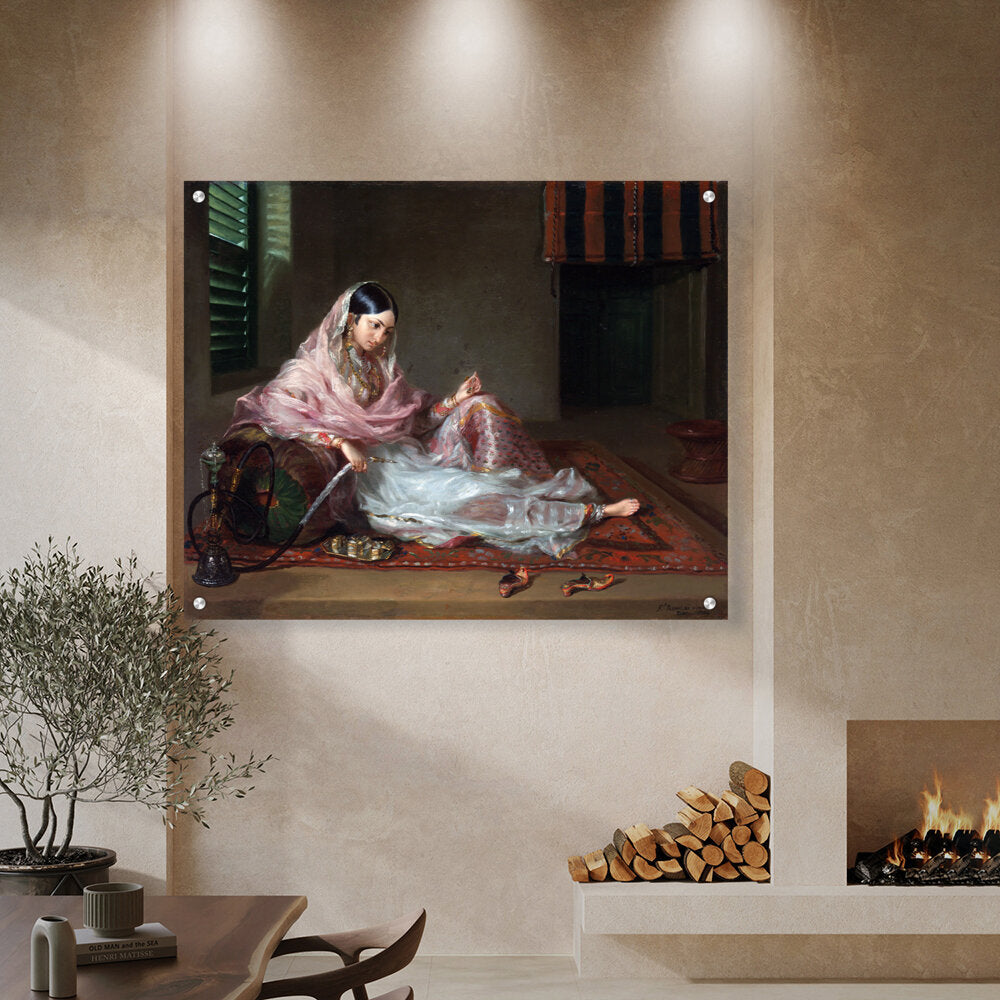 Girl In Muslin - Acrylic Wall Photo