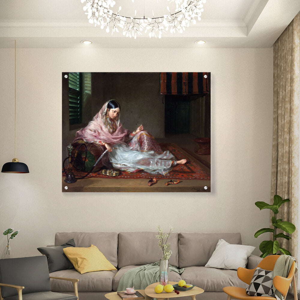 Girl In Muslin - Acrylic Wall Photo