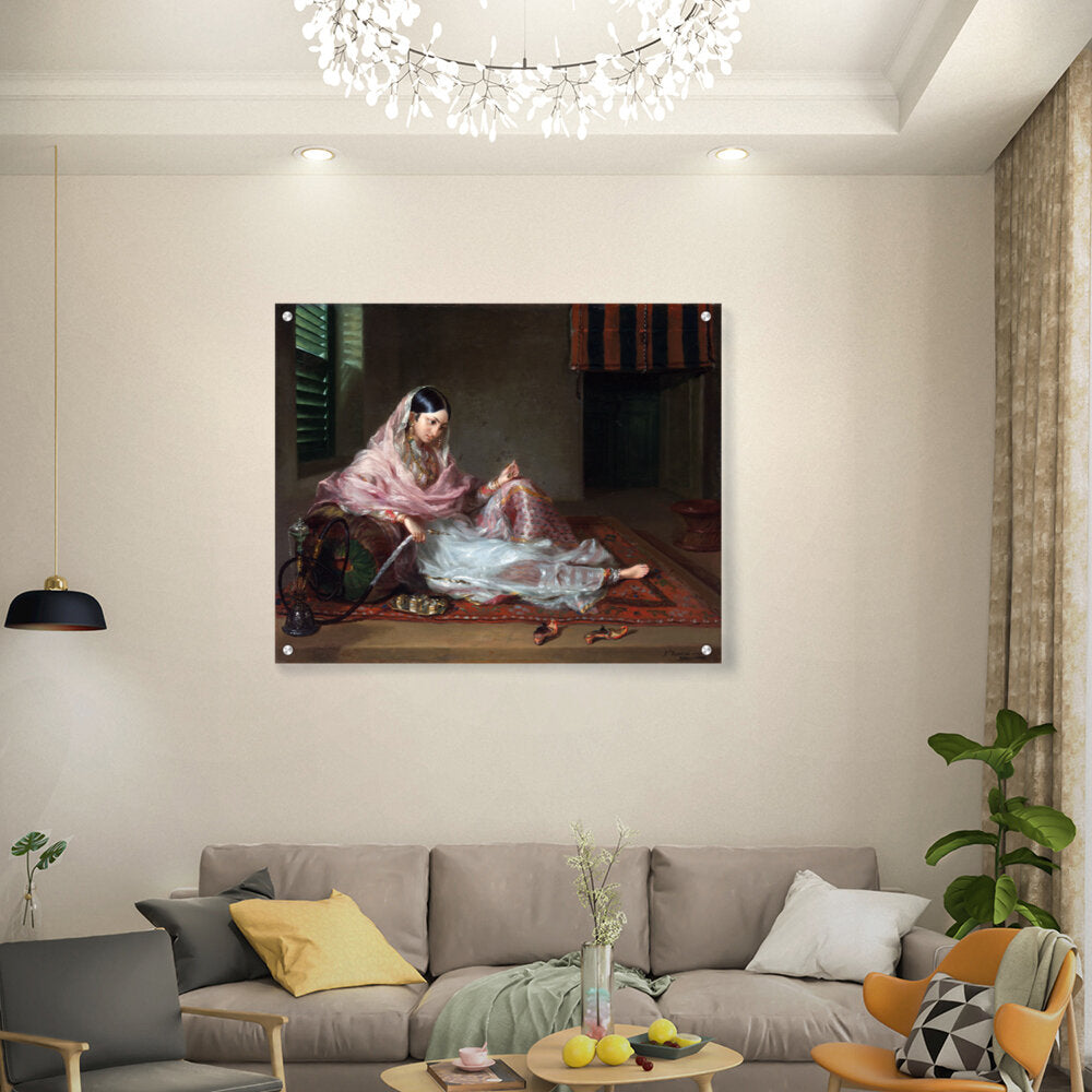 Girl In Muslin - Acrylic Wall Photo