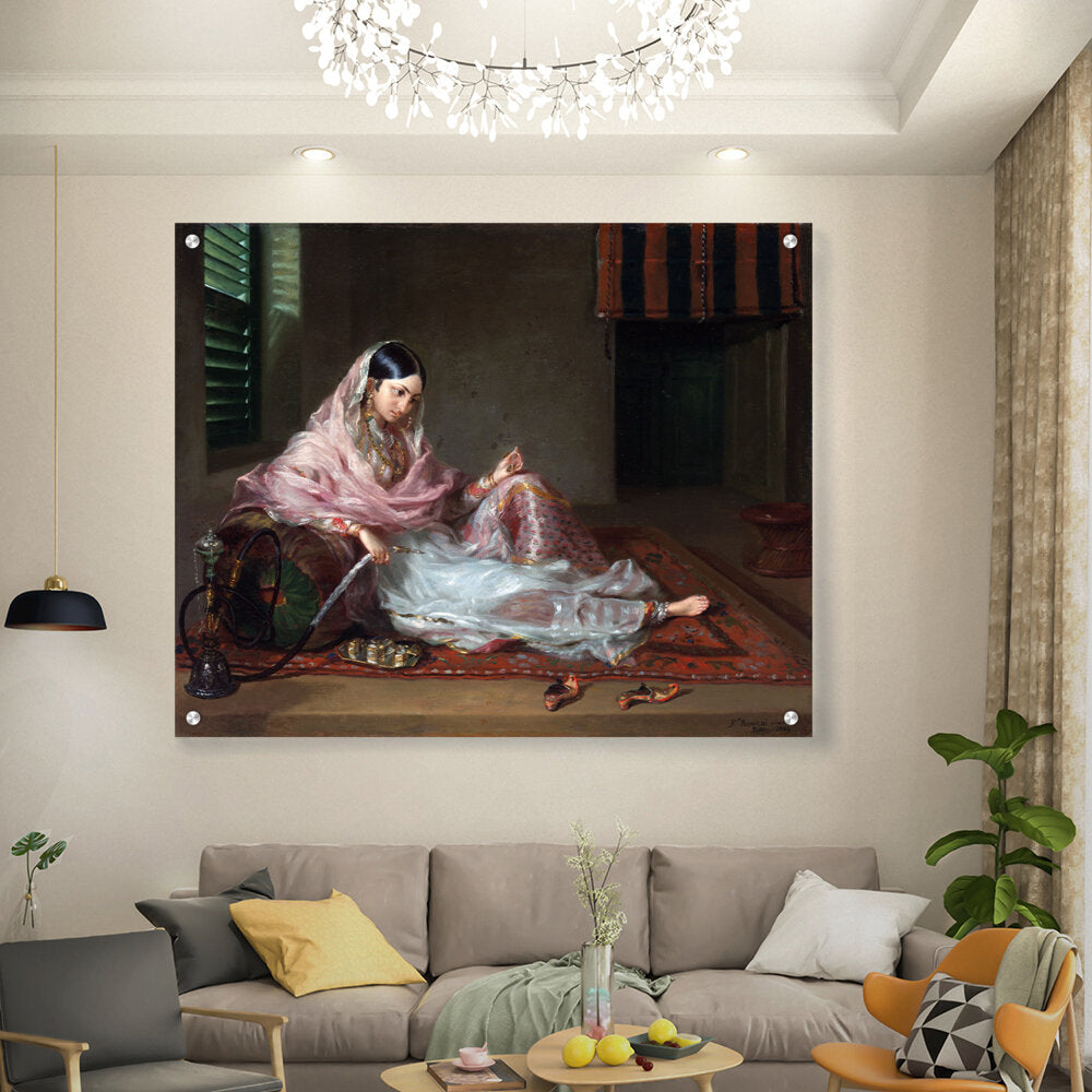 Girl In Muslin - Acrylic Wall Photo