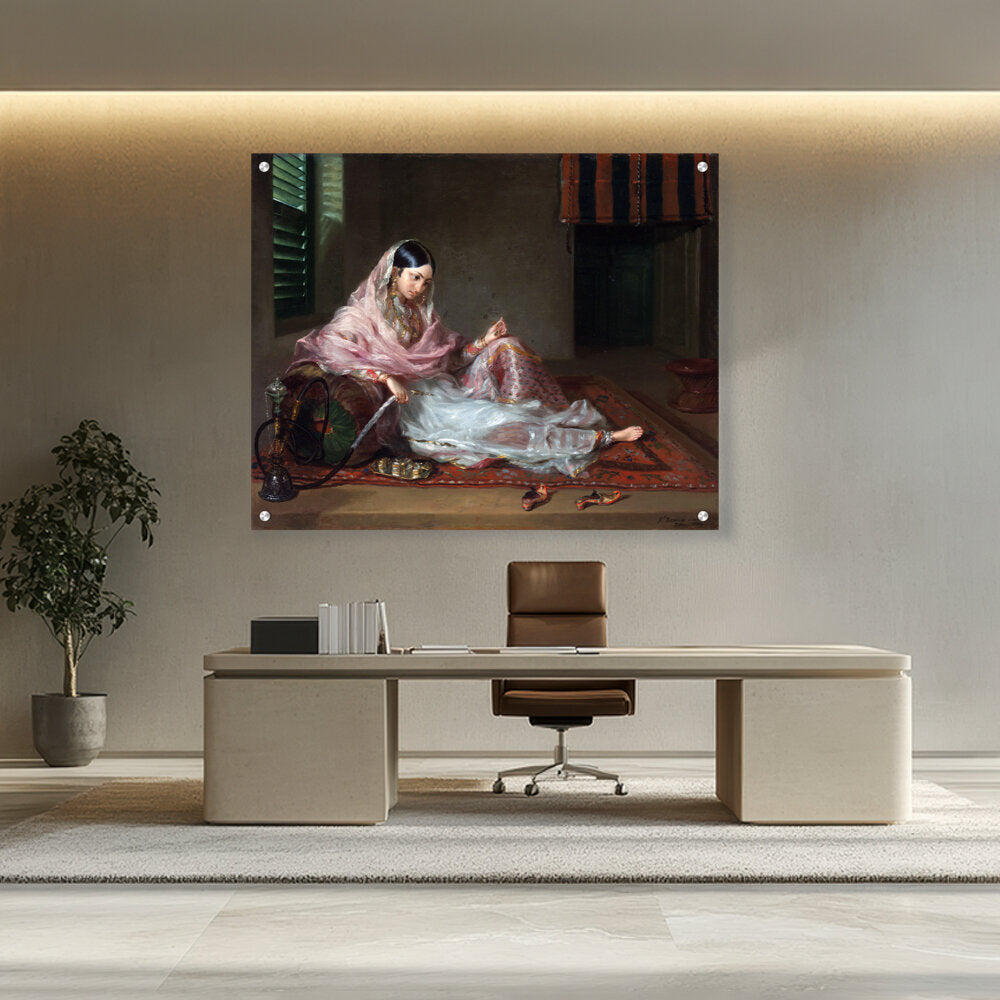 Girl In Muslin - Acrylic Wall Photo