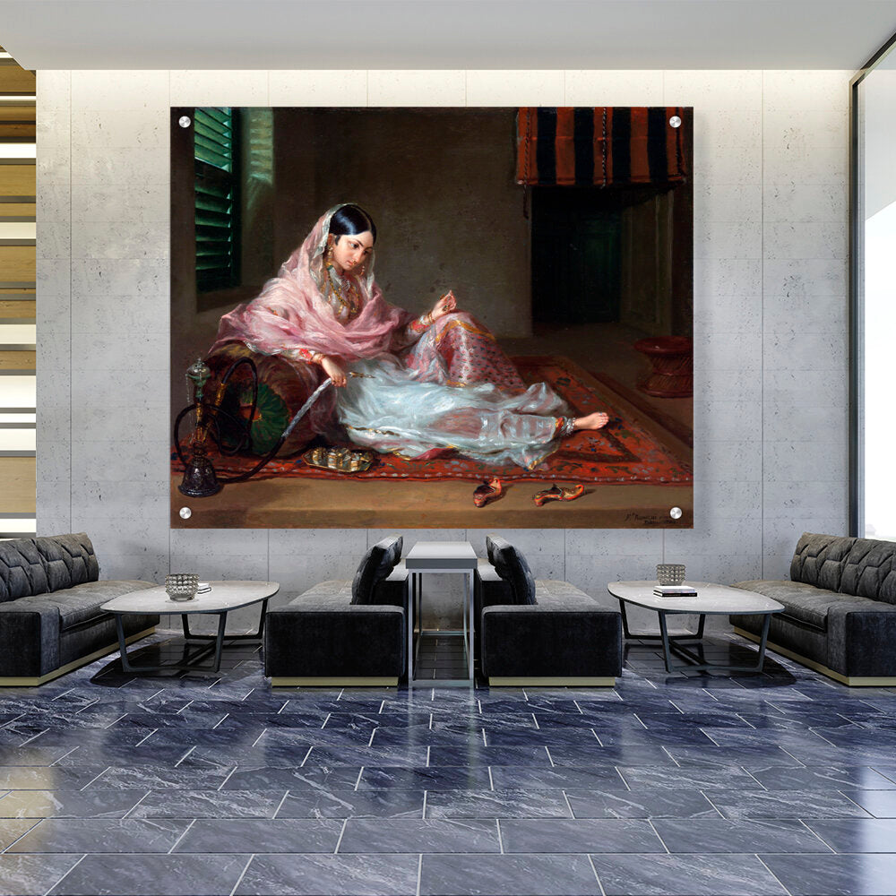 Girl In Muslin - Acrylic Wall Photo