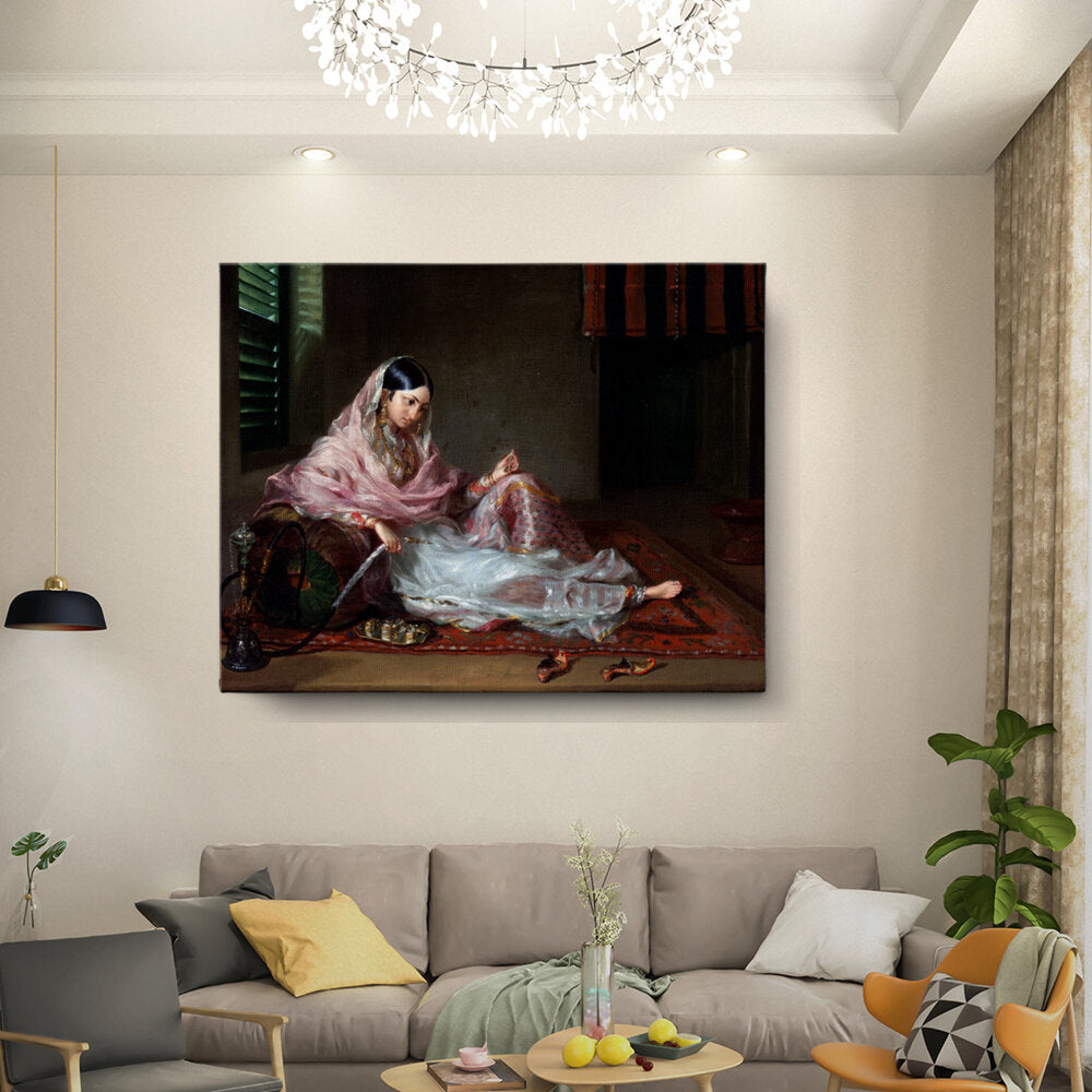 Girl In Muslin - Wall Canvas