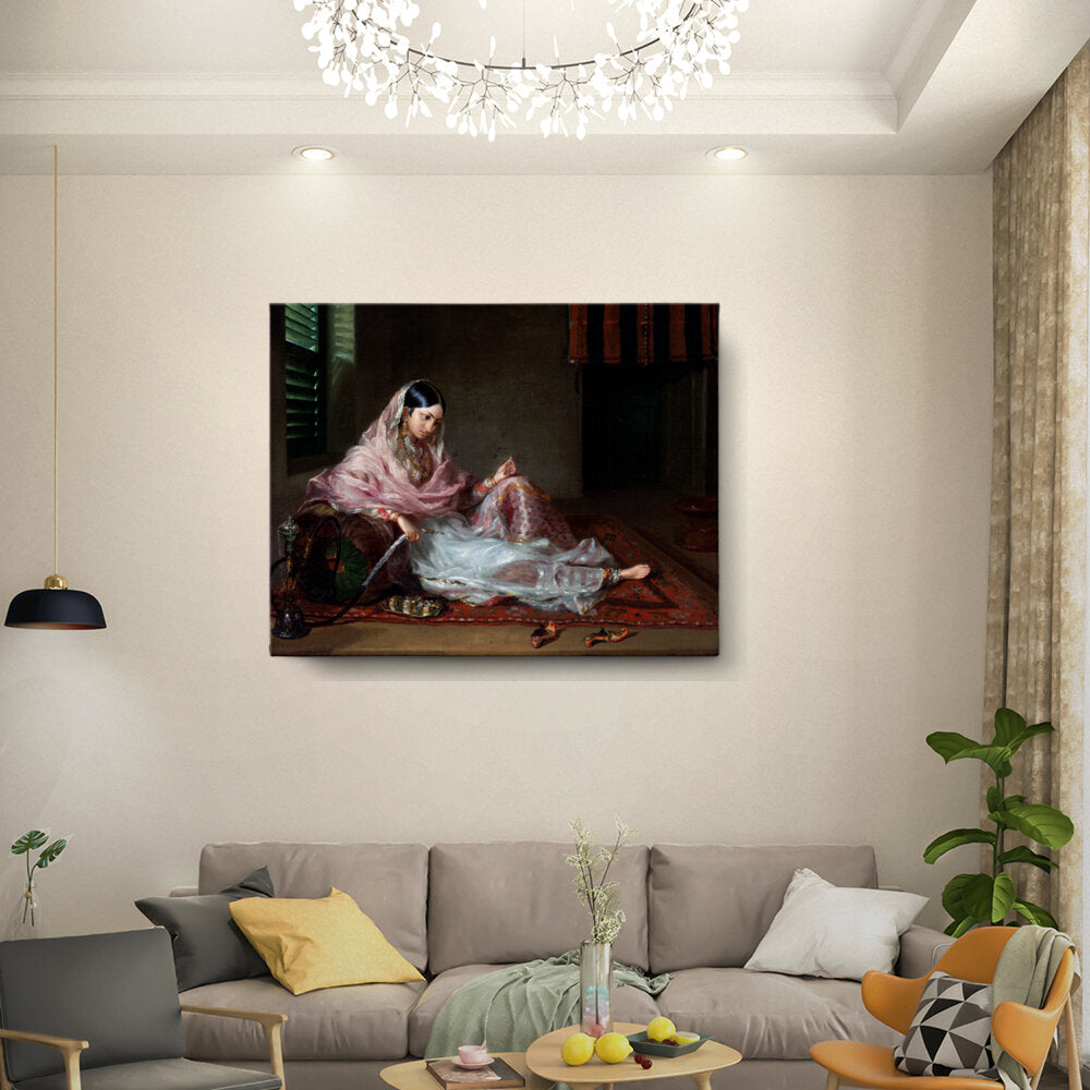 Girl In Muslin - Wall Canvas