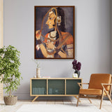 Bani Thani As Radha - Framed Canvas