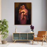 Glow Of Hope - Framed Canvas