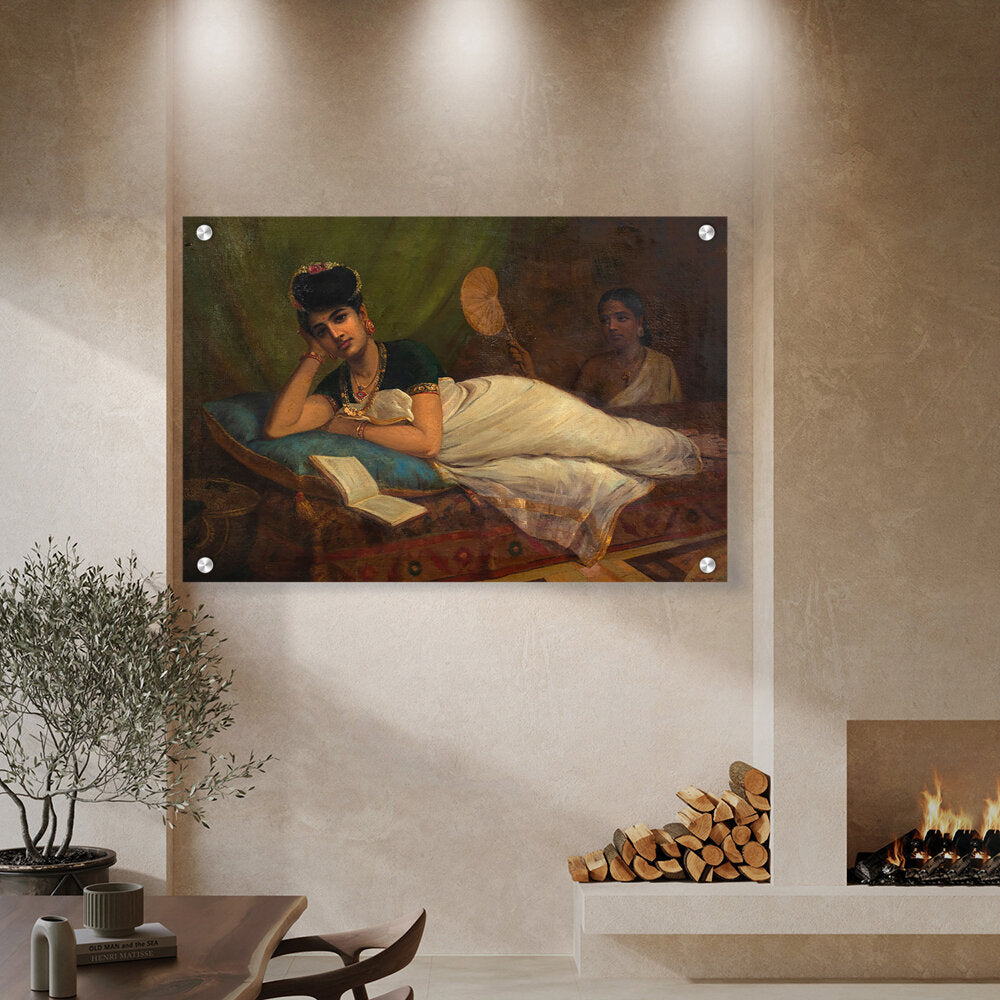 A Reclining Nair Lady - Acrylic Wall Photo