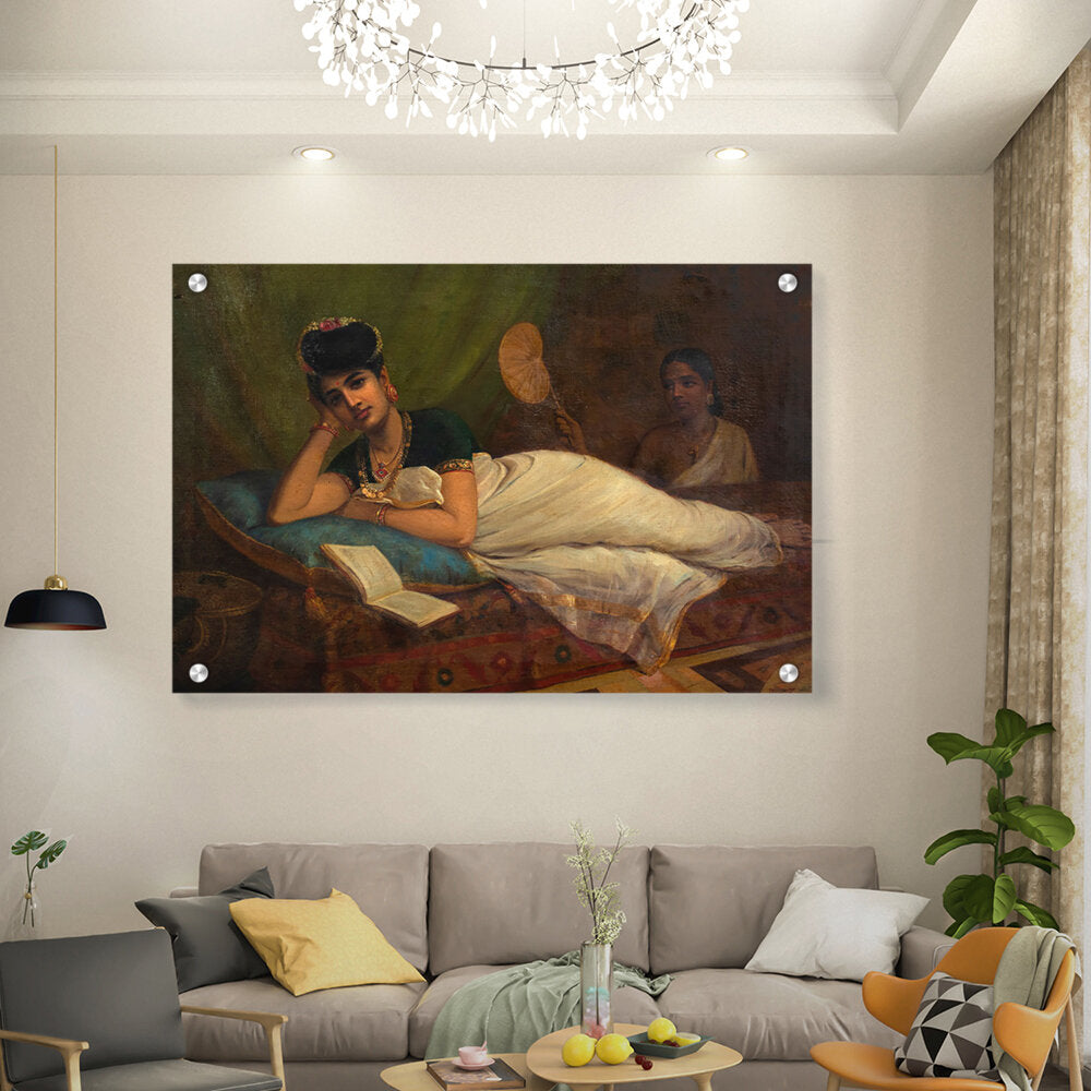 A Reclining Nair Lady - Acrylic Wall Photo