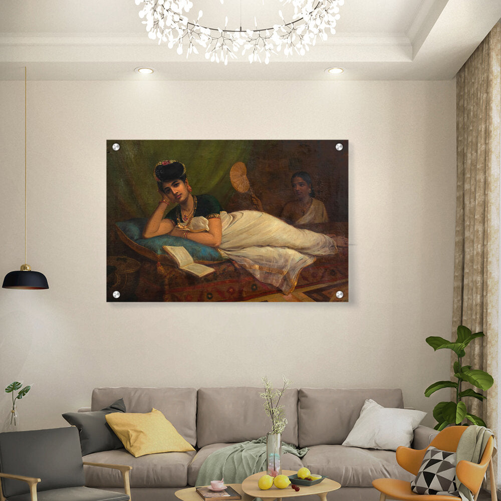 A Reclining Nair Lady - Acrylic Wall Photo