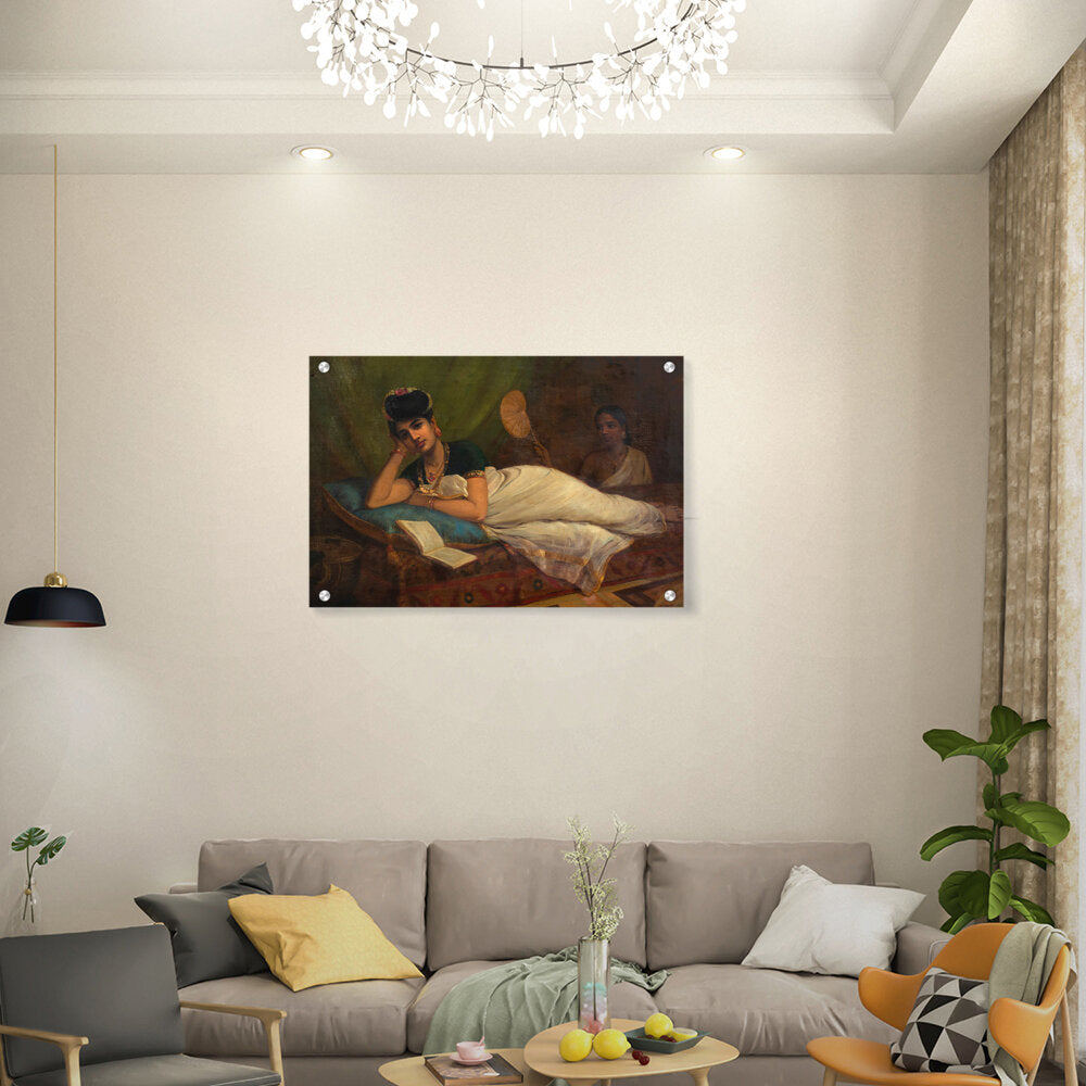 A Reclining Nair Lady - Acrylic Wall Photo