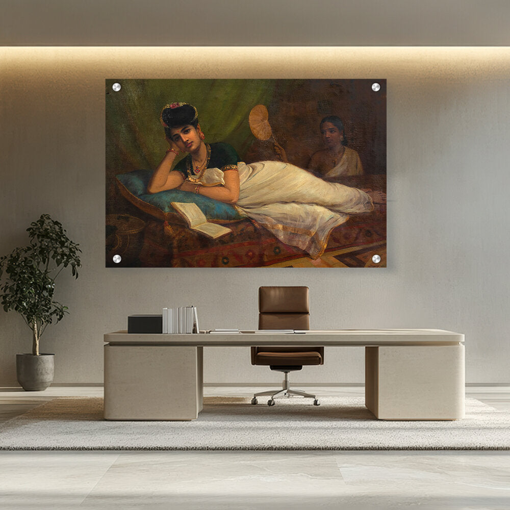 A Reclining Nair Lady - Acrylic Wall Photo