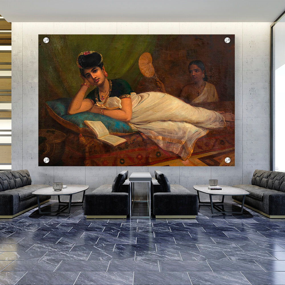 A Reclining Nair Lady - Acrylic Wall Photo