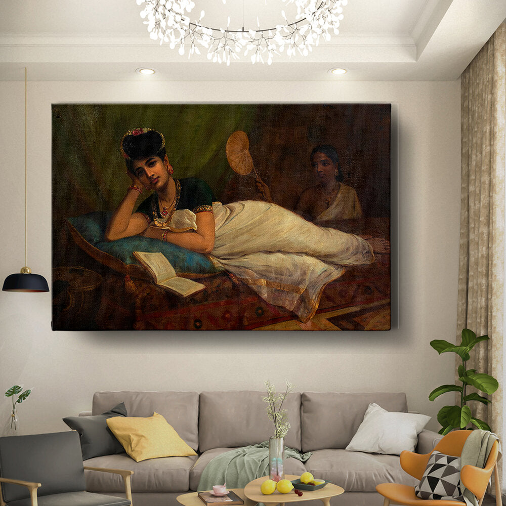 Amazon - Seller - A Reclining Nair Lady - Wall Canvas