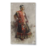 Indian Dancing Girl - Acrylic Wall Photo