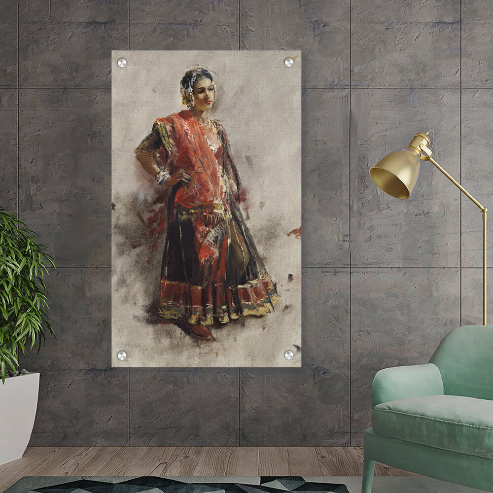 Amazon - Seller - Indian Dancing Girl - Acrylic Wall Photo