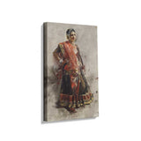 Indian Dancing Girl - Wall Canvas