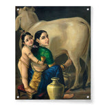 Yashoda And Krishna - Acrylic Wall Photo