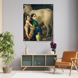 Yashoda And Krishna - Acrylic Wall Photo