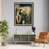 Yashoda And Krishna - WALL MOUNT FRAME