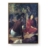 Sita In Ashoka Vatika - FLOATING FRAME