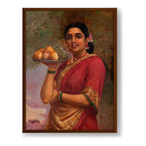 The Maharashtrian Lady - Framed Canvas