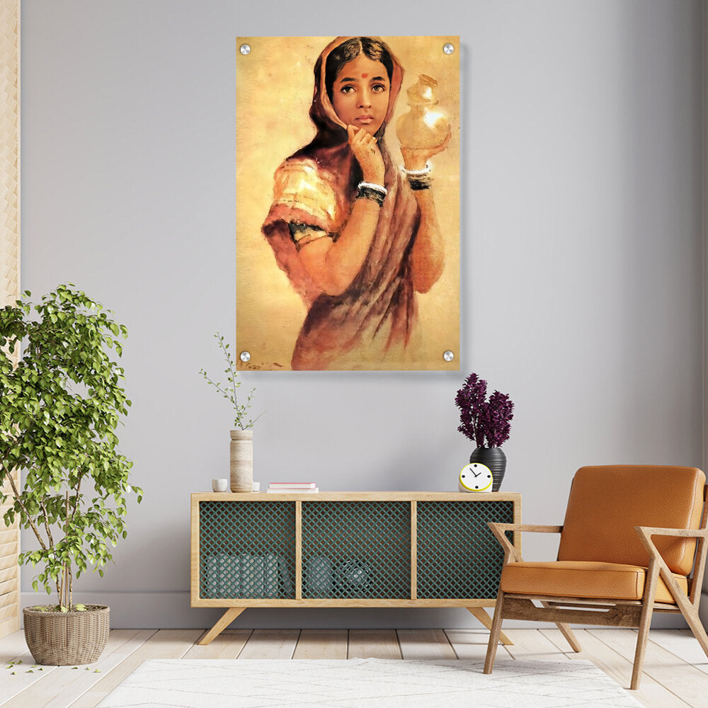 The Milkmaid - Acrylic Wall Photo