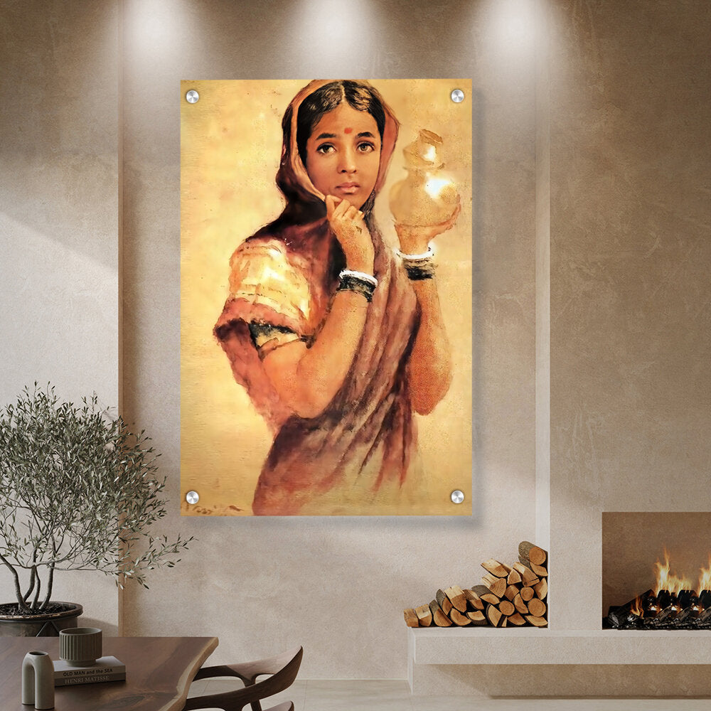 The Milkmaid - Acrylic Wall Photo