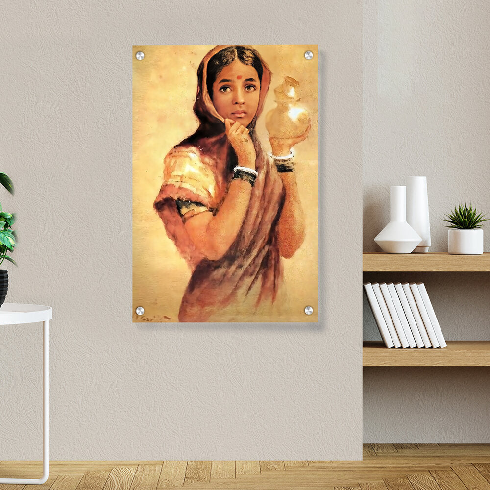 The Milkmaid - Acrylic Wall Photo