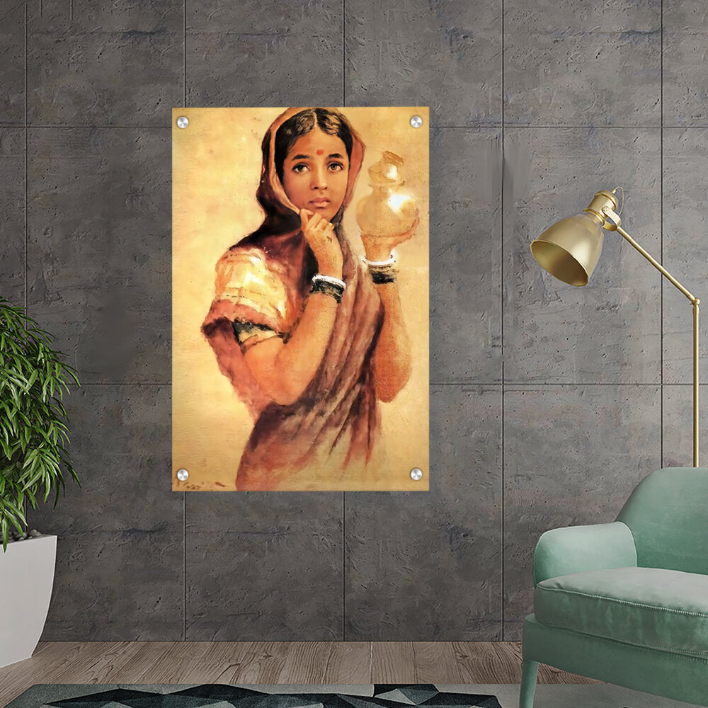 The Milkmaid - Acrylic Wall Photo