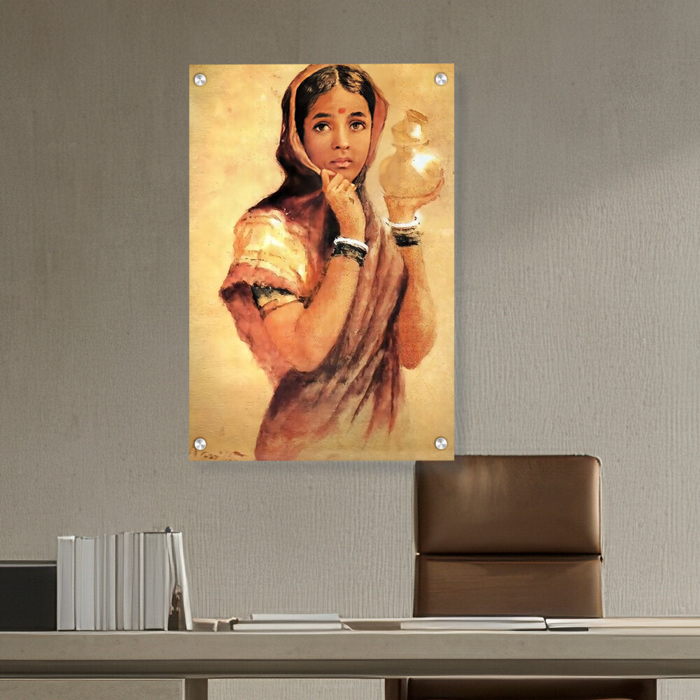 The Milkmaid - Acrylic Wall Photo