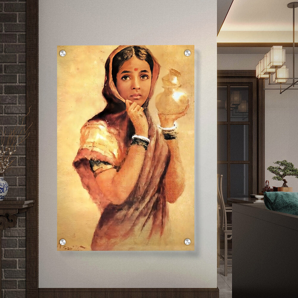 The Milkmaid - Acrylic Wall Photo