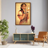 The Milkmaid - Framed Canvas