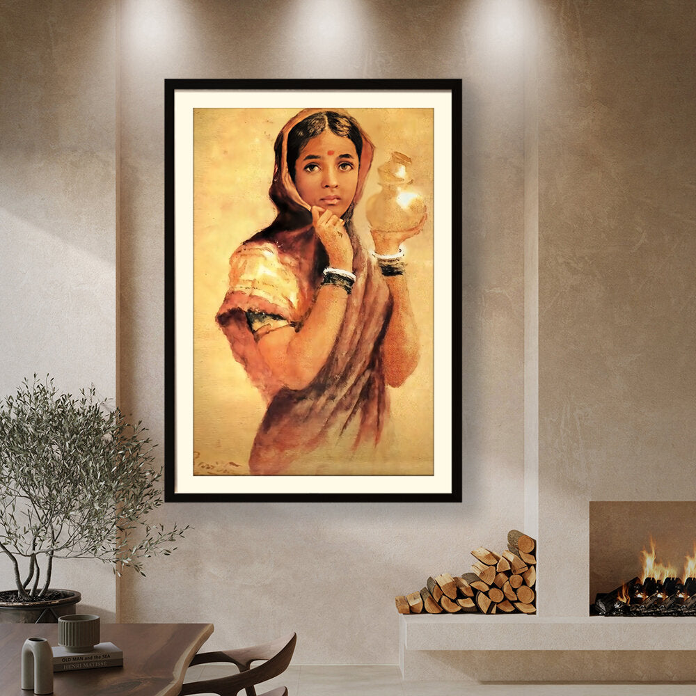 The Milkmaid - WALL MOUNT FRAME