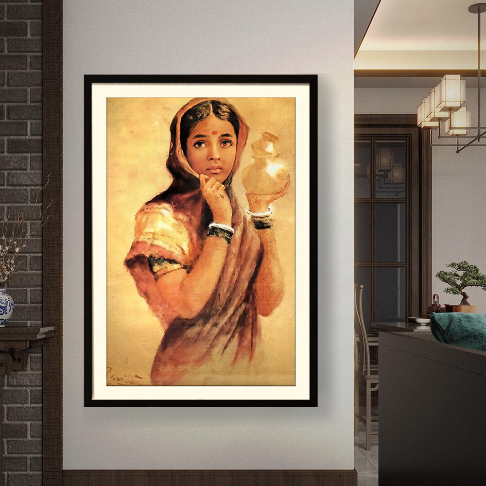 The Milkmaid - WALL MOUNT FRAME