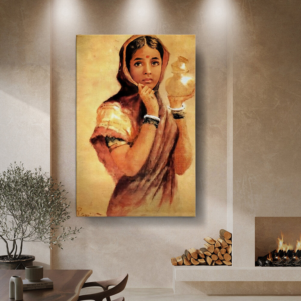 The Milkmaid - Wall Canvas