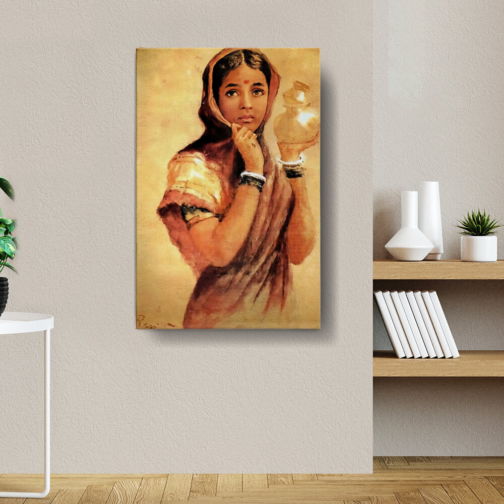 The Milkmaid - Wall Canvas