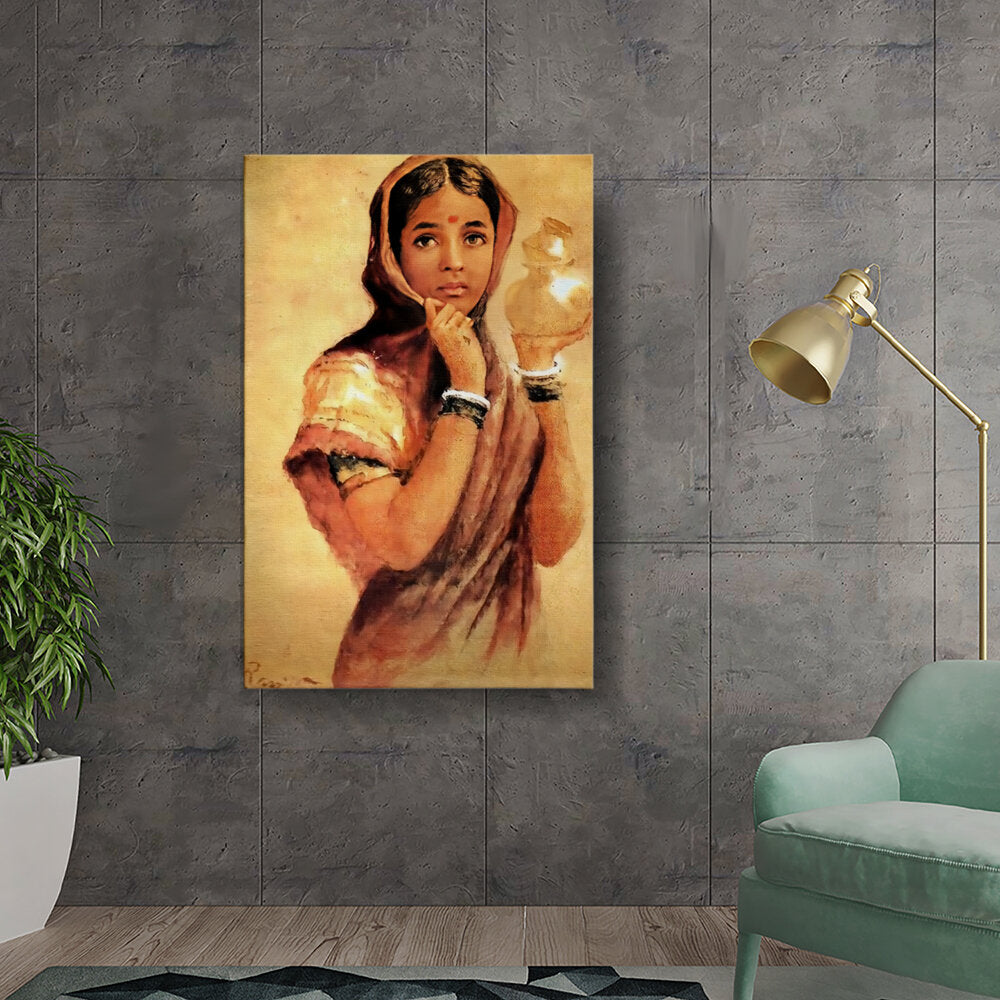 The Milkmaid - Wall Canvas