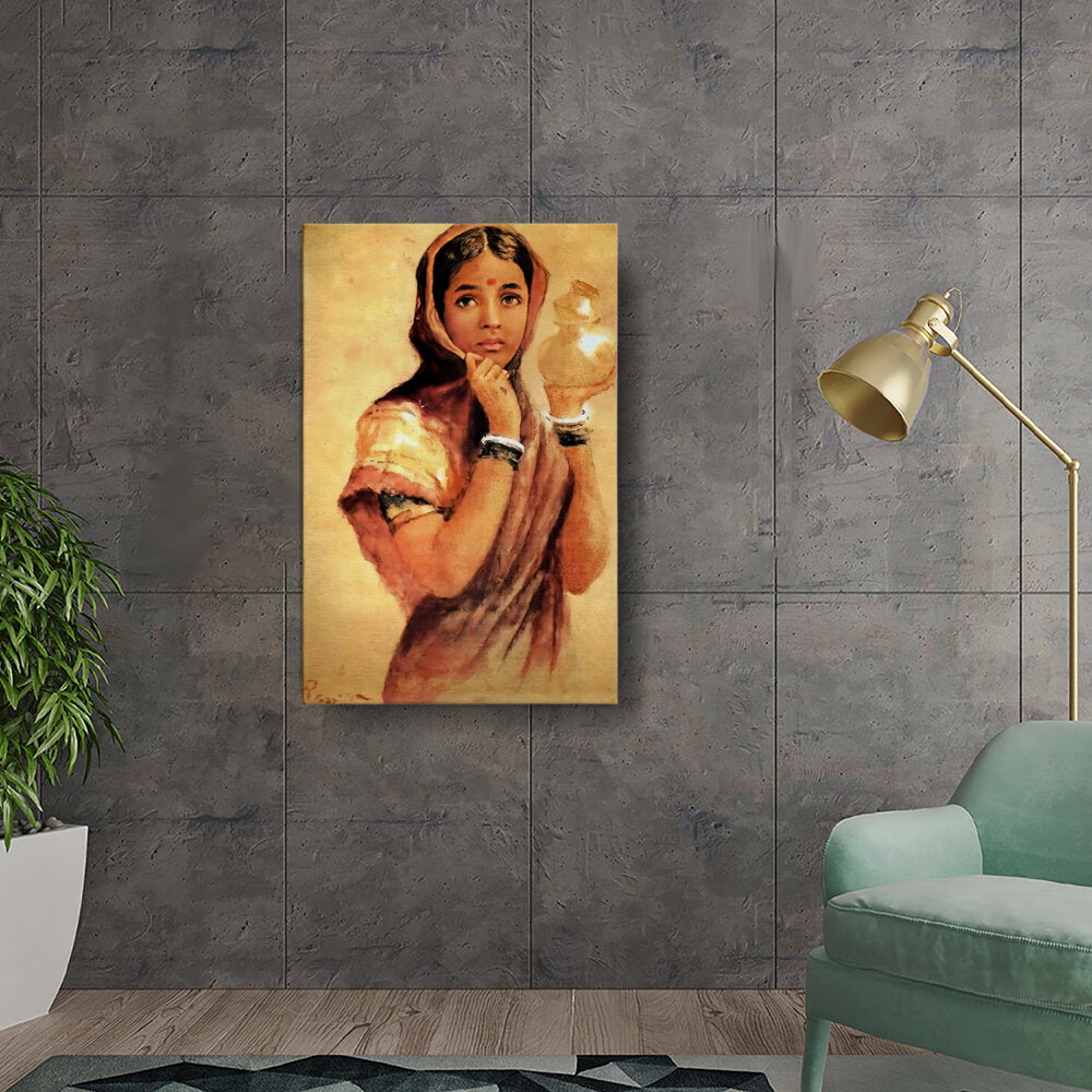 The Milkmaid - Wall Canvas